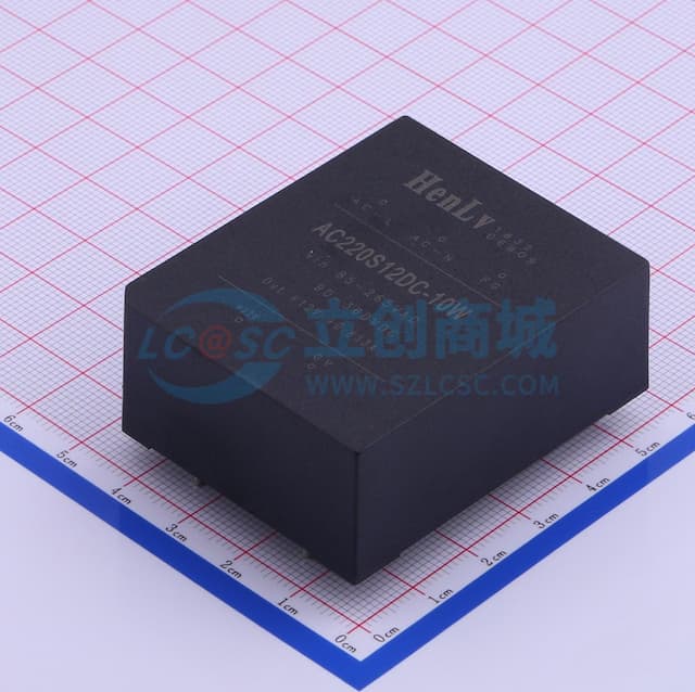 10W AC/DC模块电源，超宽输入电压范围，隔离稳压单路输出 【插件】实物图