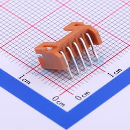 土黃 1x5P 间距:2mm 弯插【插件】缩略图