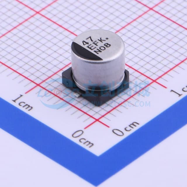 47uF ±20% 25V实物图