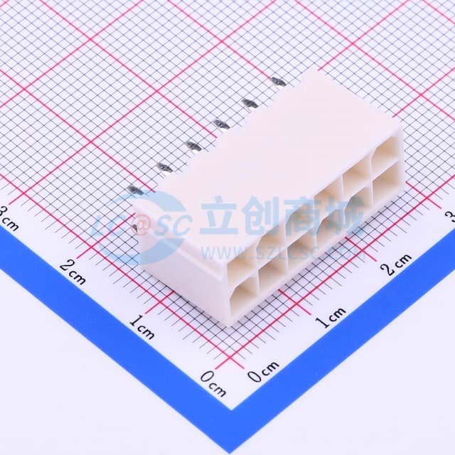 2x6P 间距:4.2mm【插件】实物图