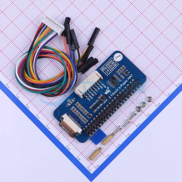 2.13寸墨水屏 黑白显示屏模块 支持树莓派/Arduino实物图