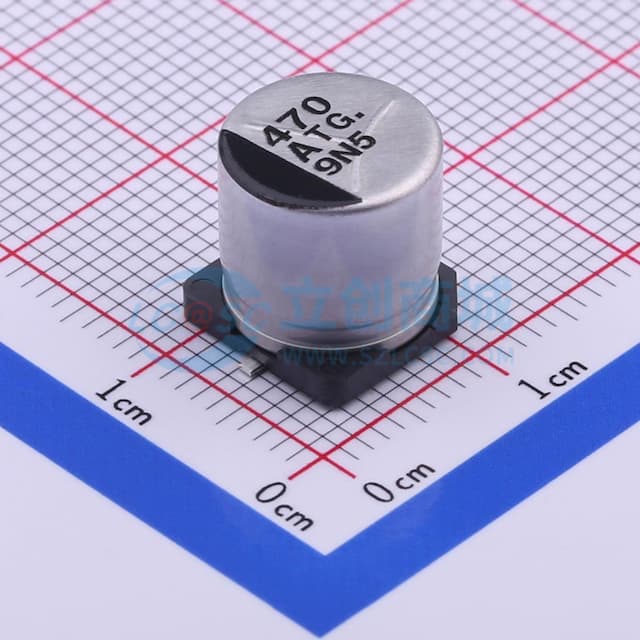 470uF ±20% 10V实物图