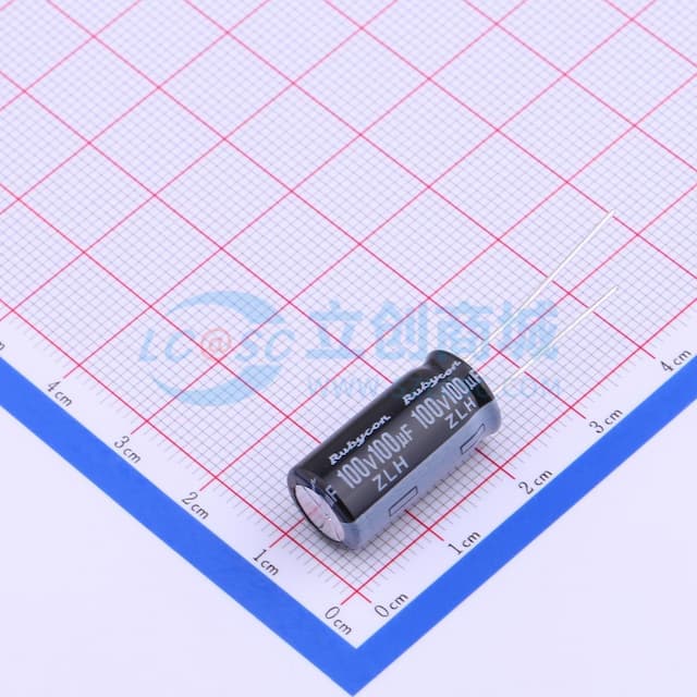 100uF ±20% 100V 【引线】实物图