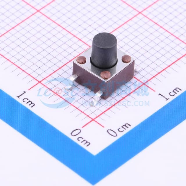 6*6*3.4mm 立贴 轻触开关实物图