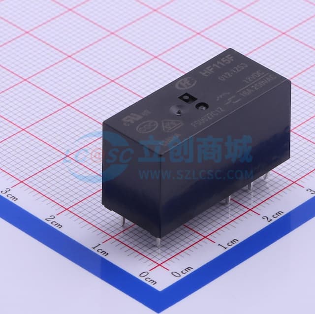 小型大功率直流12V继电器 单刀双掷 【继电】实物图