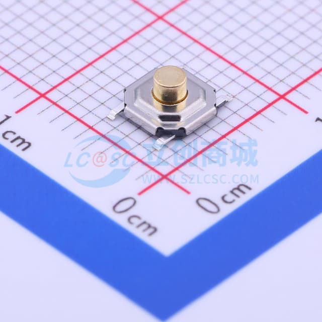 5.05*5.05*2.5mm 立贴 轻触开关实物图