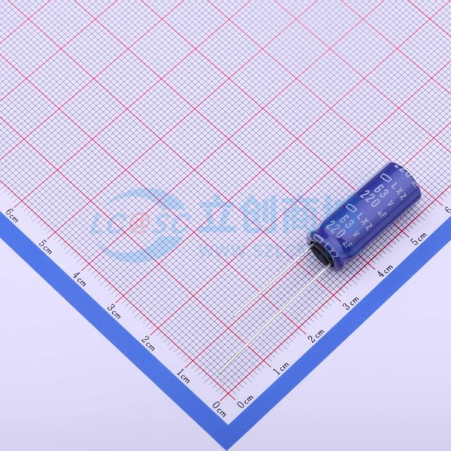 220uF ±20% 63V 【引线】实物图