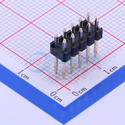 2x5P 间距:2.54mm 方针 直插 【插件】缩略图