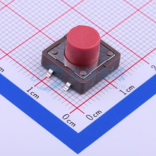 12*12*8.5mm 立贴 轻触开关实物图