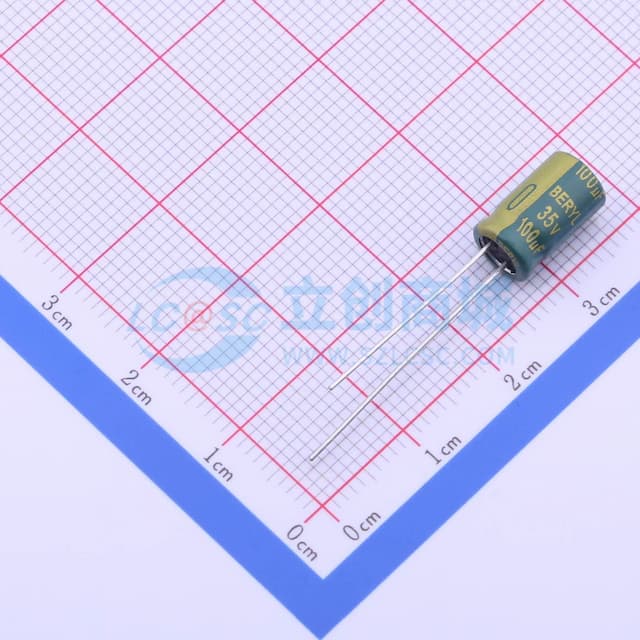 100uF ±20% 35V 【引线】实物图