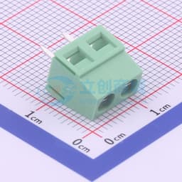 5mm 1x2P 排数:1 每排P数:2 直插 【螺钉】缩略图