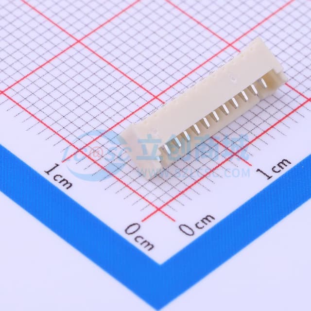 1x12P 间距:1.25mm 弯插 【插件】实物图