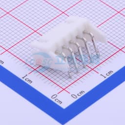 白色 1x5P 间距:2.5mm 弯插【插件】缩略图