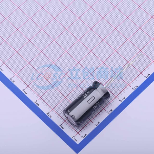 2200uF ±20% 25V 【插件】实物图