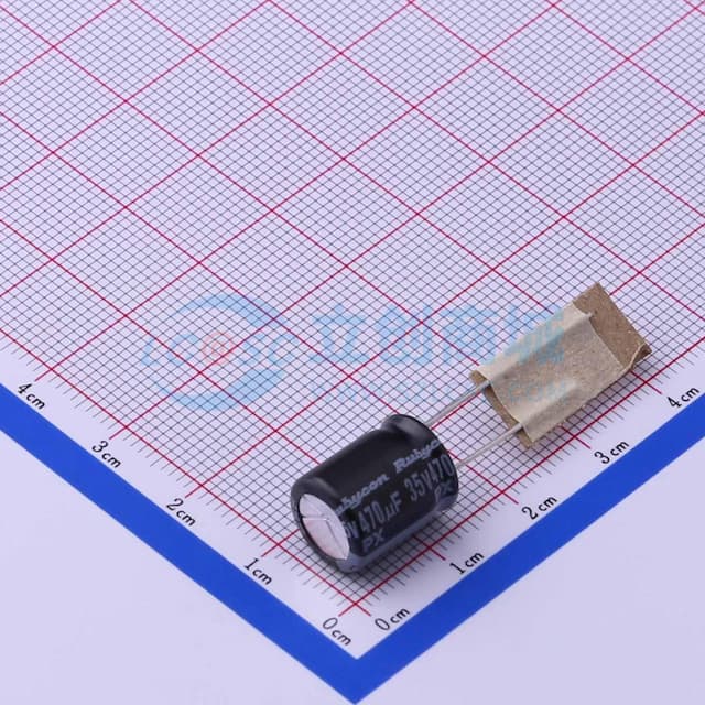 470uF ±20% 35V 【引线】实物图