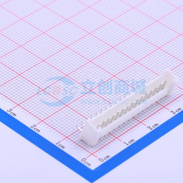 系列:PH 间距:2mm 1x16P【插件】实物图