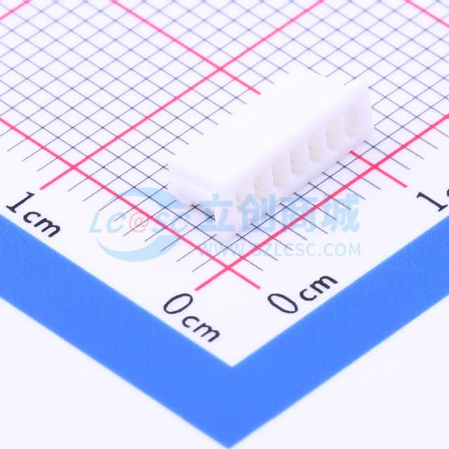 白色 1x7P 1.25mm实物图