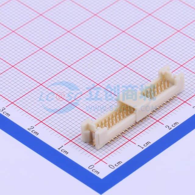 间距:1.25mm 2x20P实物图