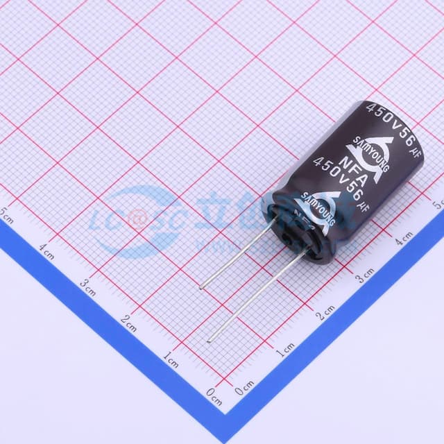 56uF ±20% 450V 【插件】实物图