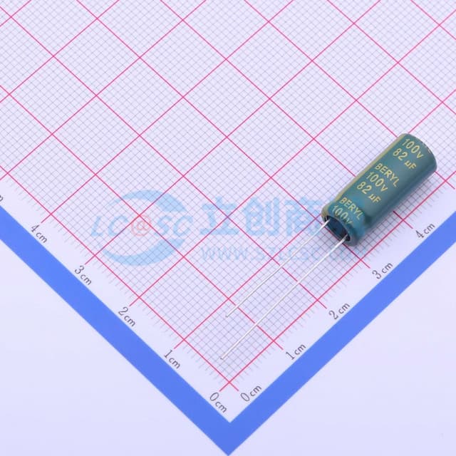 82uF ±20% 100V 【插件】实物图