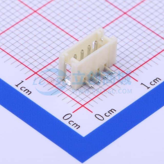 1x4P 间距:1.5mm 立贴 系列:ZH实物图