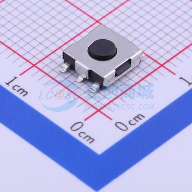 6.3*6.4*2.5mm 立贴 轻触开关实物图