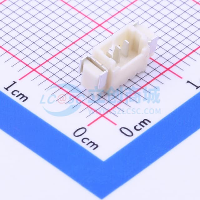 1x3P 间距:1.25mm 卧贴实物图