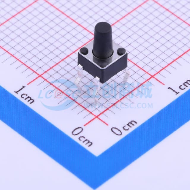 4.5*4.5*7mm 直插 轻触开关 【轻触】实物图