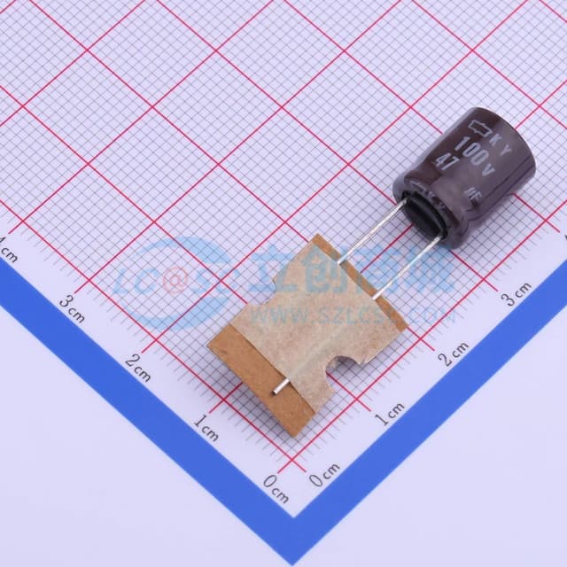 47uF ±20% 100V 【引线】实物图