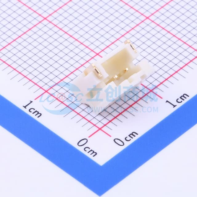 1x2P 间距:2mm 卧贴 系列:PH实物图