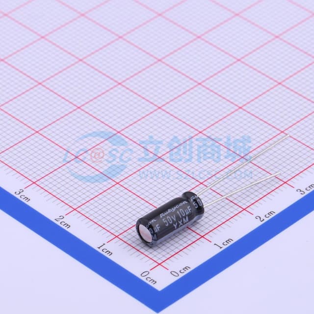 10uF ±20% 50V 【引线】实物图