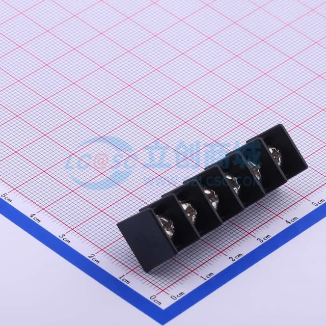 7.62mm 1x6P 直针 中脚 排数:1 每排P数:6 【栅栏】实物图