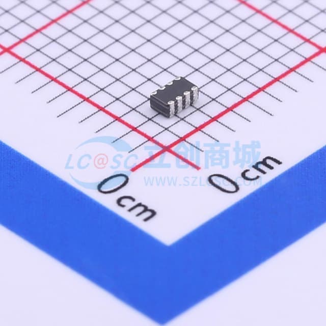 四路 0805共模滤波器 阻抗100Ω@100MHz实物图