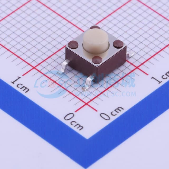 6*6*1.45mm 立贴 轻触开关实物图