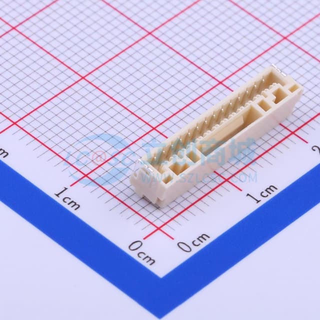 1x14P 间距:1.25mm 卧贴 系列:GH实物图
