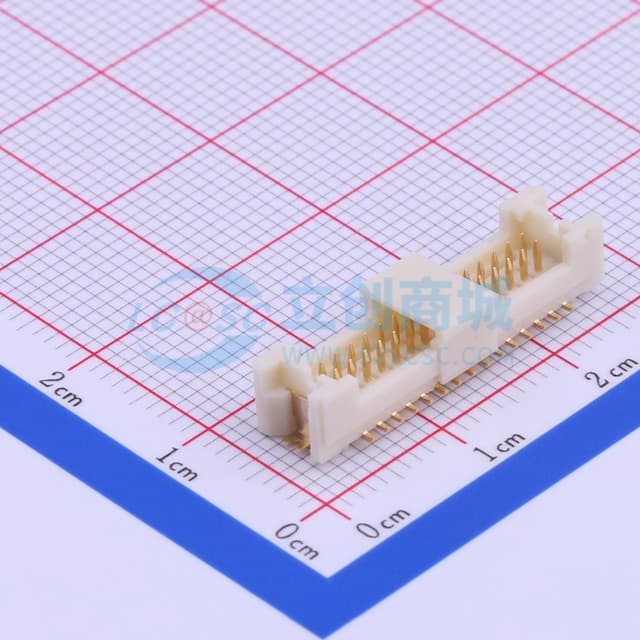 间距:1.25mm 2x15P实物图