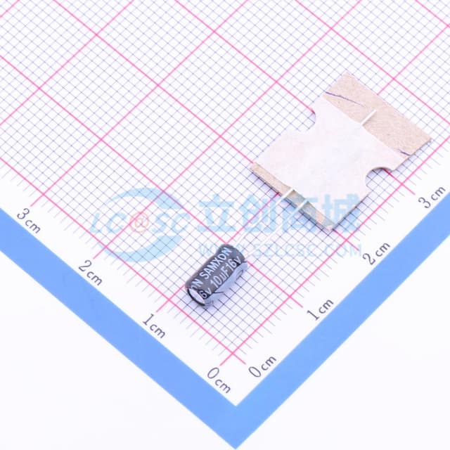 10uF ±20% 16V 【引线】实物图