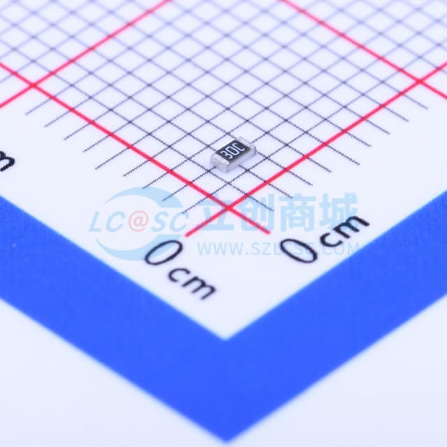 20kΩ ±1% 100mW 厚膜电阻实物图