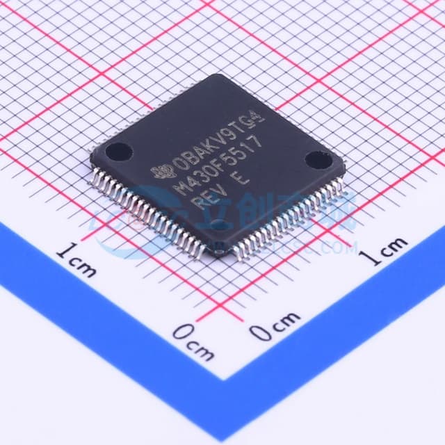 具有 96KB 闪存、6KB SRAM、比较器、DMA、UART/SPI/I2C、USB、计时器和硬件乘法器的 25MHz MCU实物图