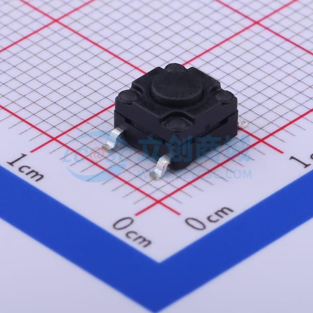 6*6*4.3mm 立贴 轻触开关实物图