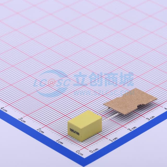1uF ±5% 100V 【薄膜】实物图