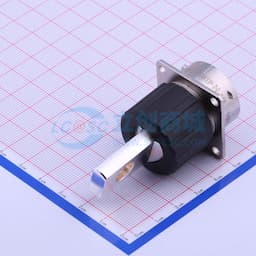 EcoMate 插座，8mm 单针触点，扁孔型，法兰壁装缩略图