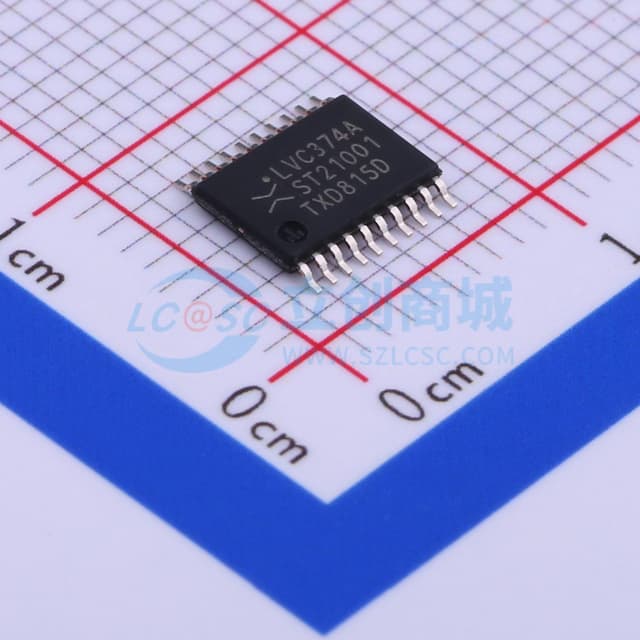 八进制D型触发器；5V耐受输入/输出；正边沿触发；三态实物图