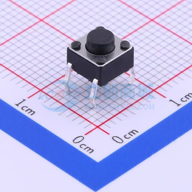 6*6*5mm 直插 轻触开关 【轻触】实物图