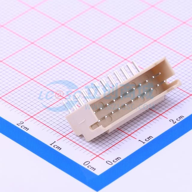 2x11P 间距:2mm 直插 系列:PH 【插件】实物图