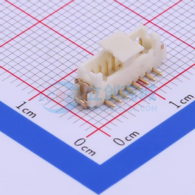 1x8P 间距:1.25mm 立贴实物图