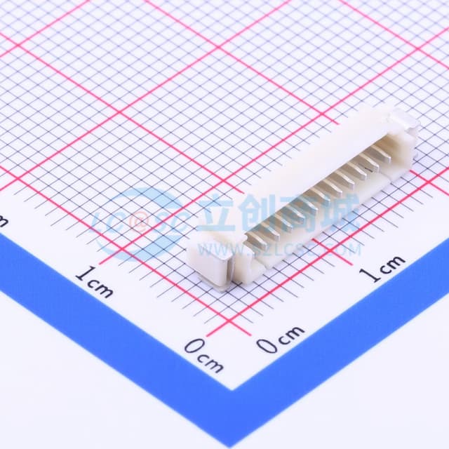 1x12P 间距:1.25mm 卧贴实物图