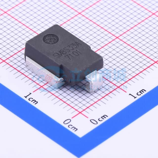 单向TVS 33V截止 峰值浪涌电流：124A@10/1000us实物图