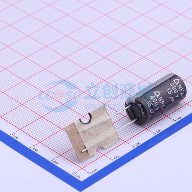 15uF ±20% 400V 【引线】实物图