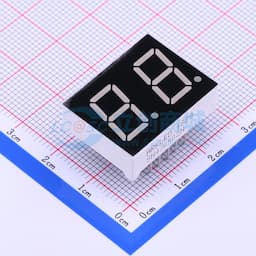 2位0.5英寸红色数码管 共阳极 【插件】缩略图